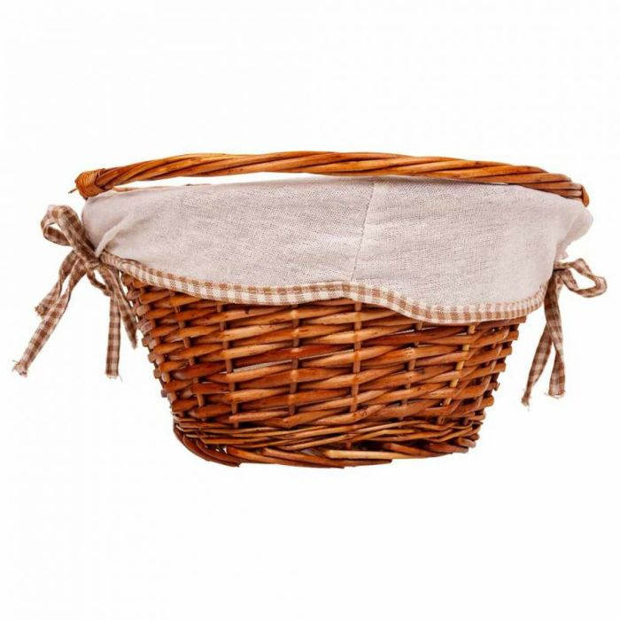 Cesta de Picnic Alexandra House Living Mimbre Madera de sauce 40 x 32 x 17 cm 3