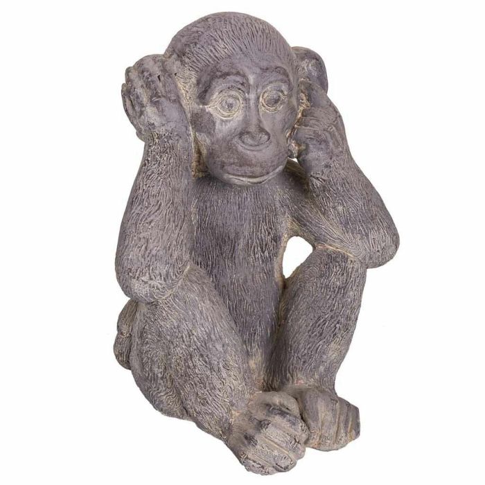 Figura Decorativa Alexandra House Living Gris Magnesio Mono 26 x 40 x 35 cm