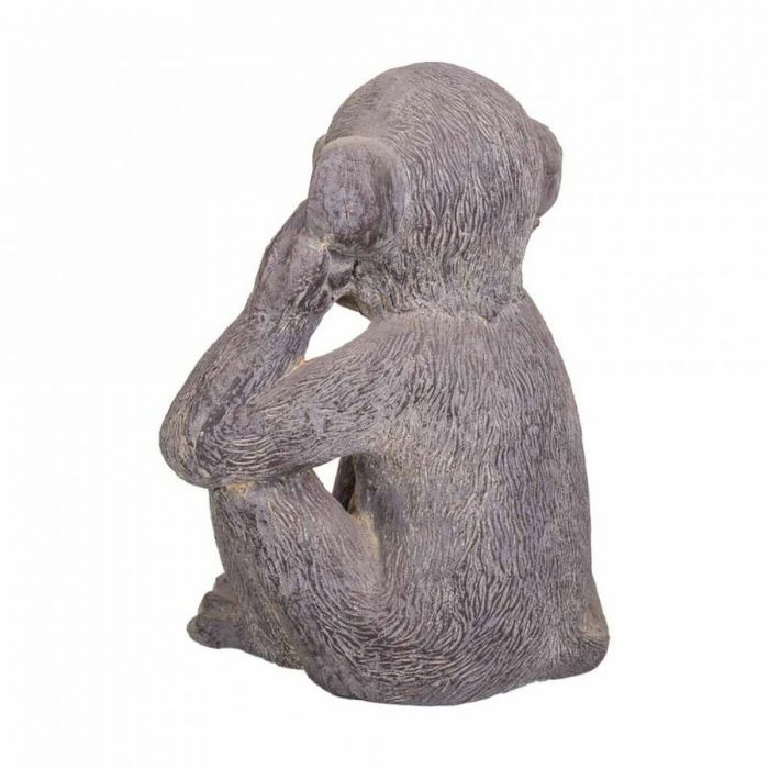 Figura Decorativa Alexandra House Living Gris Magnesio Mono 26 x 40 x 35 cm 4