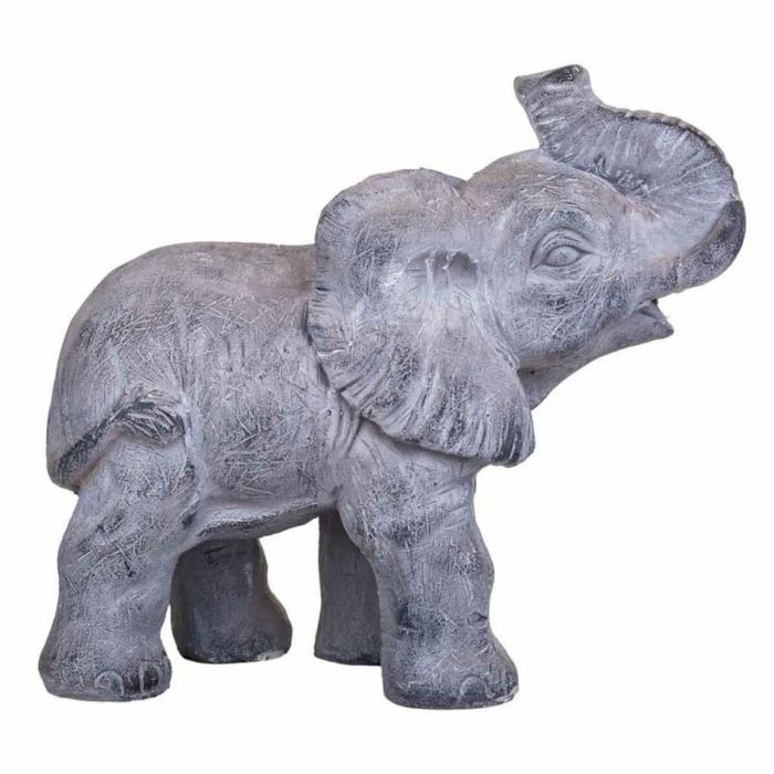 Figura Decorativa Alexandra House Living Gris Magnesio Elefante 26 x 40 x 35 cm 5