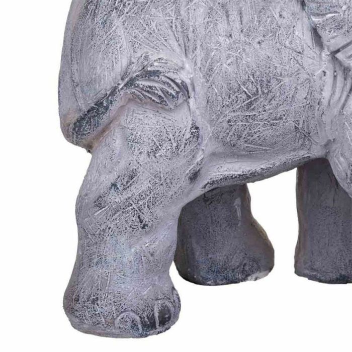 Figura Decorativa Alexandra House Living Gris Magnesio Elefante 26 x 40 x 35 cm 2