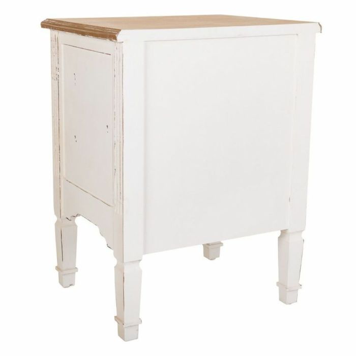 Mesita de Noche Alexandra House Living Blanco 38 x 62 x 48 cm 4