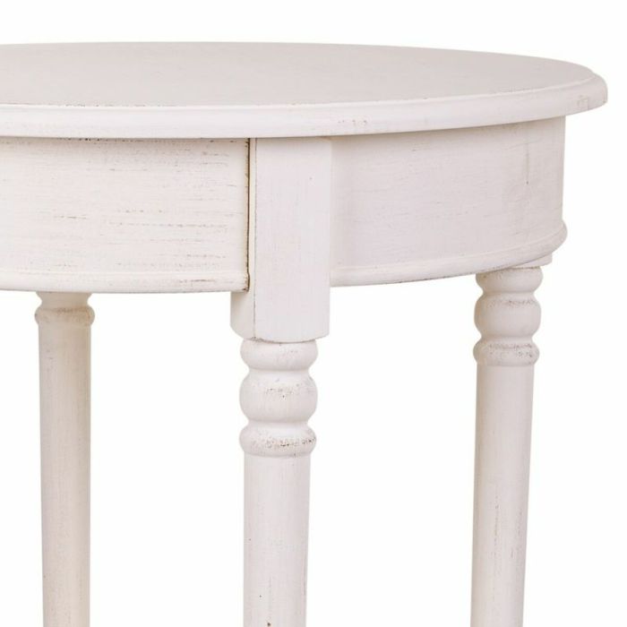 Mesa esquinera Alexandra House Living Blanco 50 x 60 x 50 cm 1