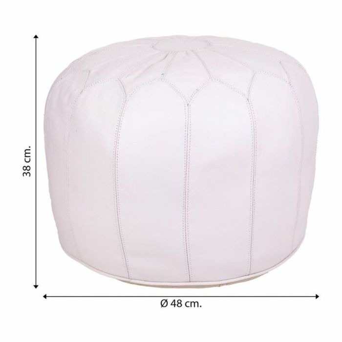 Puff Alexandra House Living Cuero 38 x 48 x 48 cm 1