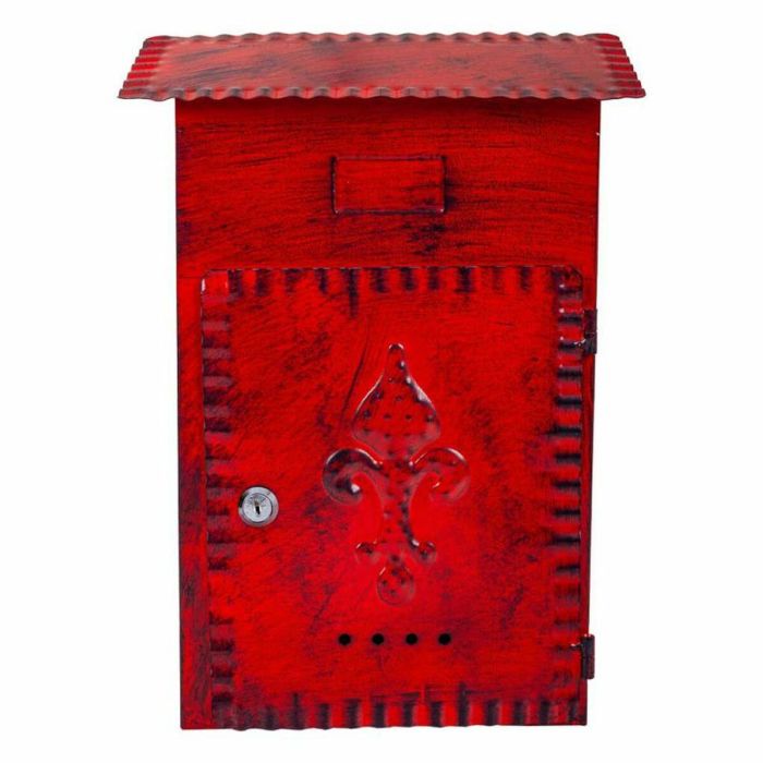 Buzón Alexandra House Living Rojo Hierro 11 x 37 x 27 cm 6