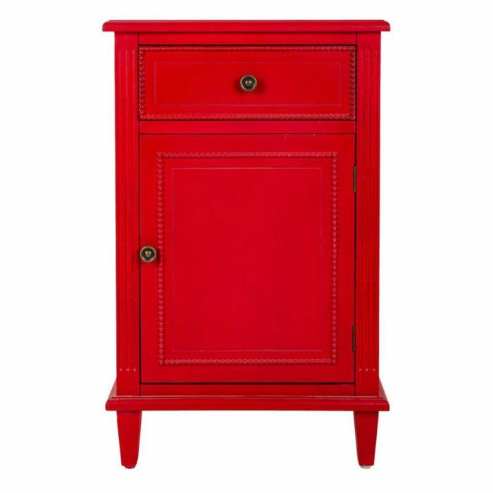 Mesita de Noche Alexandra House Living Rojo 36 x 72 x 45 cm 1