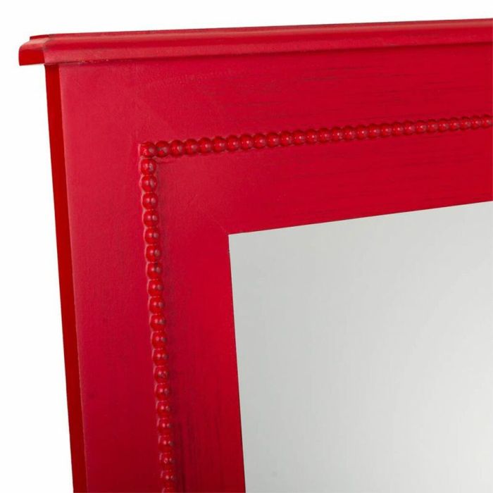 Espejo de pared Alexandra House Living Rojo Vidrio Madera de abeto 3 x 90 x 70 cm 2