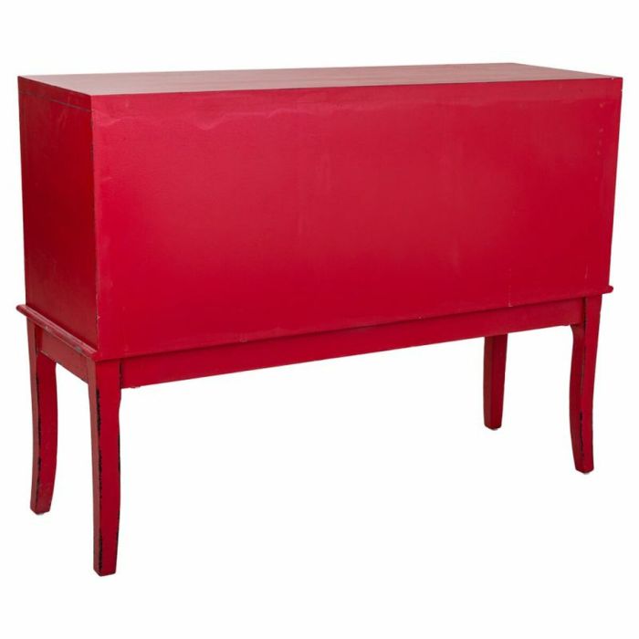 Recibidor con Cajones Alexandra House Living Rojo Madera de abeto Madera MDF 36 x 82 x 108 cm 6