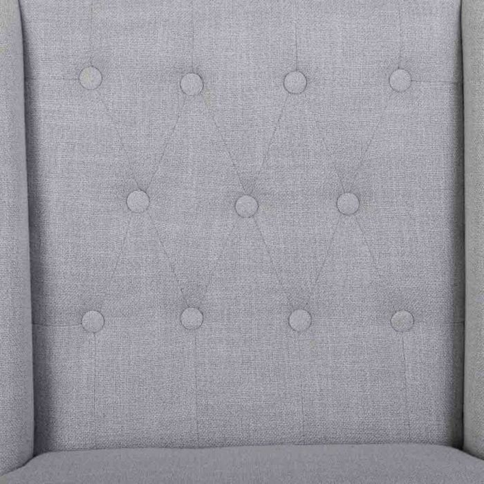 Silla Alexandra House Living Gris 43 x 104 x 54 cm 2