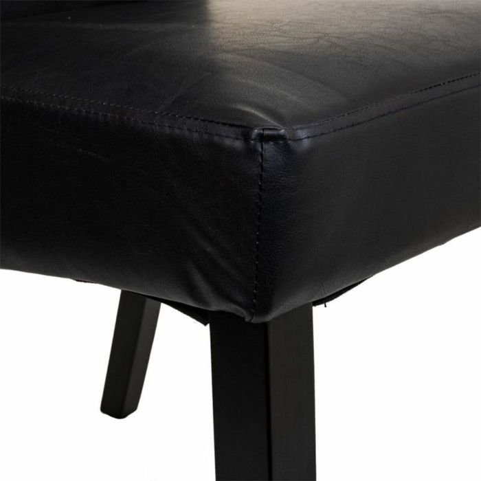 Silla de Comedor Alexandra House Living Negro 48 x 102 x 49 cm 2