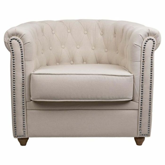 Sillón Alexandra House Living Beige 80 x 72 x 80 cm Tapizado 5