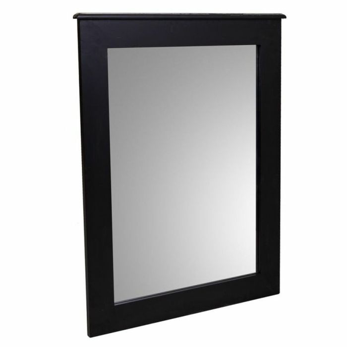 Espejo de pared Alexandra House Living Negro Vidrio Madera de abeto 3 x 90 x 70 cm 5