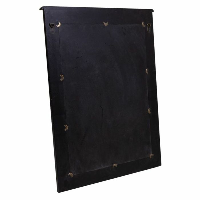 Espejo de pared Alexandra House Living Negro Vidrio Madera de abeto 3 x 90 x 70 cm 3