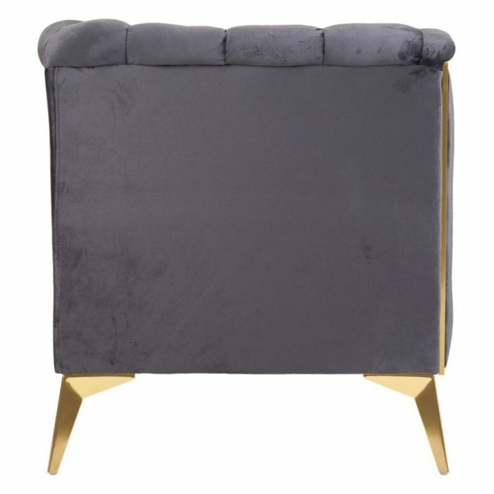 Sillón Alexandra House Living Gris 72 x 75 x 104 cm Tapizado 6