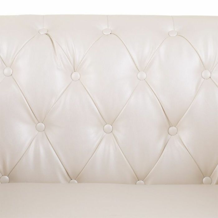 Sillón Alexandra House Living Blanco 72 x 75 x 104 cm Tapizado 4