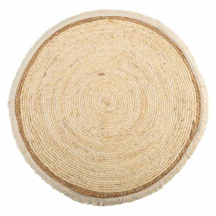 Alfombra Alexandra House Living Marrón Fibra natural 78 x 78 cm Circular 4