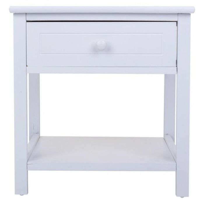 Mesita de Noche Alexandra House Living Blanco 29 x 42 x 40 cm 7