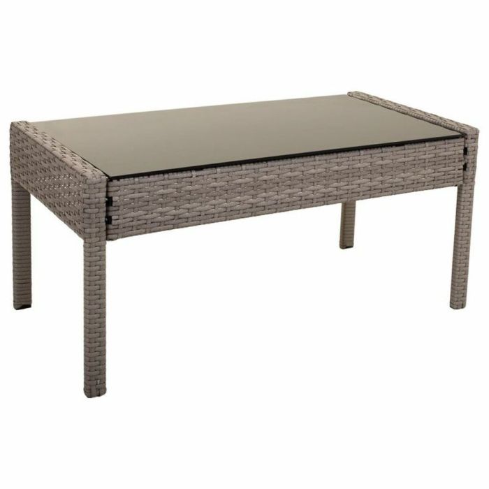 Conjunto de Mesa con 2 Sillones Alexandra House Living Gris 4 Piezas 2