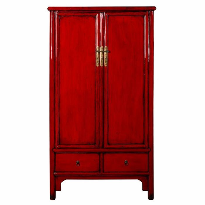 Armario Alexandra House Living Rojo Madera Madera de olmo 69 x 182 x 101 cm 7