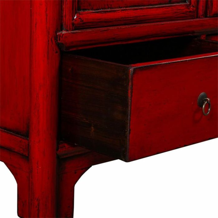 Armario Alexandra House Living Rojo Madera Madera de olmo 69 x 182 x 101 cm 4