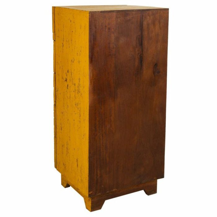 Cajonera Alexandra House Living Amarillo Hierro Madera de mango 40 x 100 x 45 cm 3