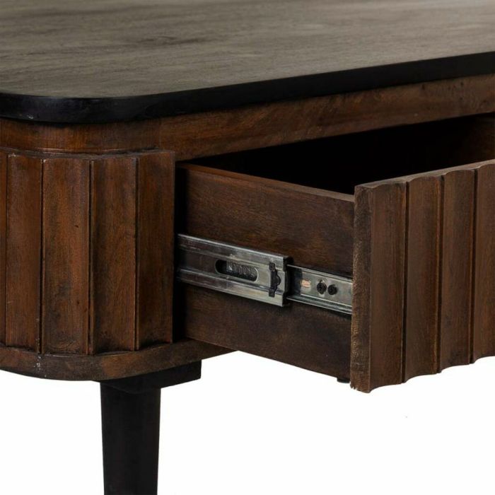 Mesa de Centro Alexandra House Living Marrón Hierro Madera de mango 60 x 45 x 100 cm 2