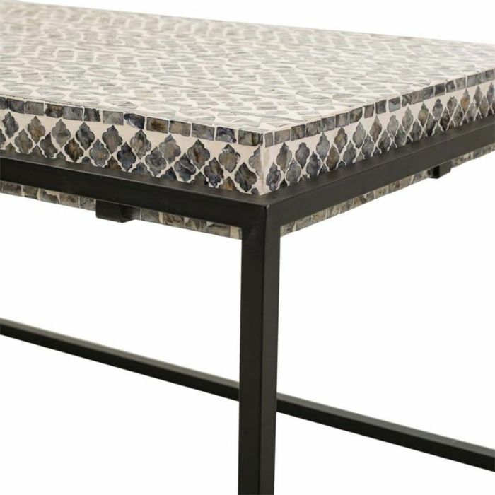 Mesa de Centro Alexandra House Living Gris Metal Madera MDF 60 x 49 x 124 cm 3