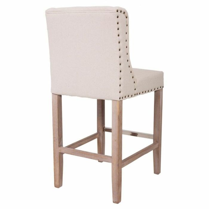 Taburete Alexandra House Living Beige Madera de caucho 58 x 104 x 48 cm 4