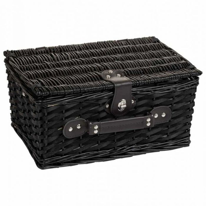 Cesta de Picnic Alexandra House Living Negro Mimbre 8