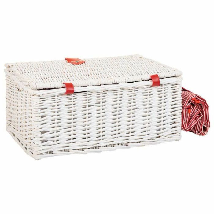 Cesta de Picnic Alexandra House Living Blanco Mimbre 5