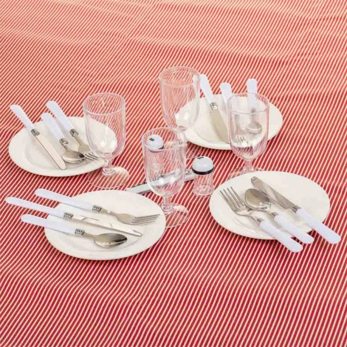 Cesta de Picnic Alexandra House Living Blanco Mimbre 4