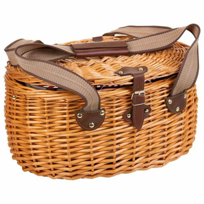 Cesta de Picnic Alexandra House Living Miel Mimbre 8