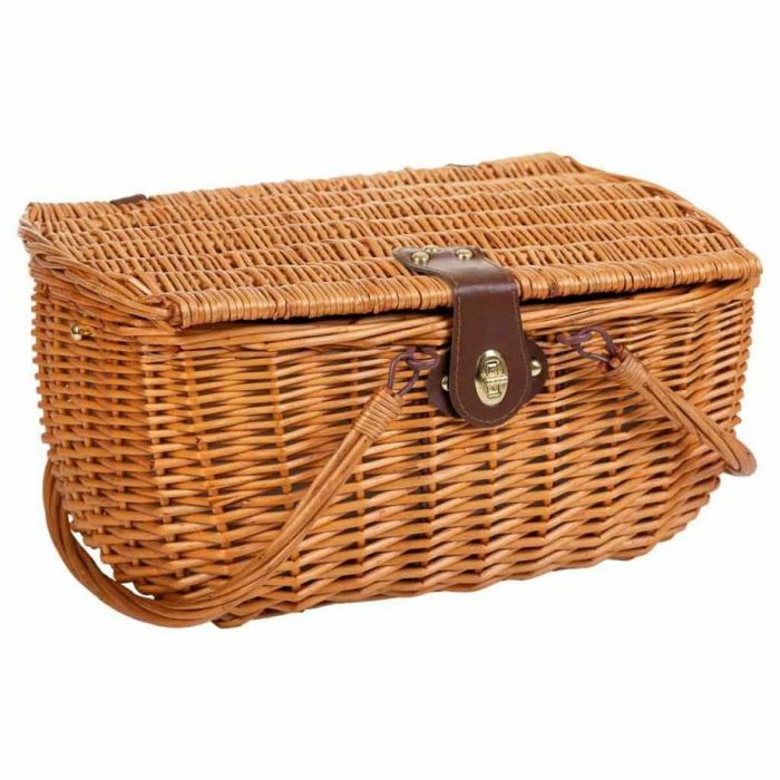 Cesta de Picnic Alexandra House Living Miel Mimbre 8