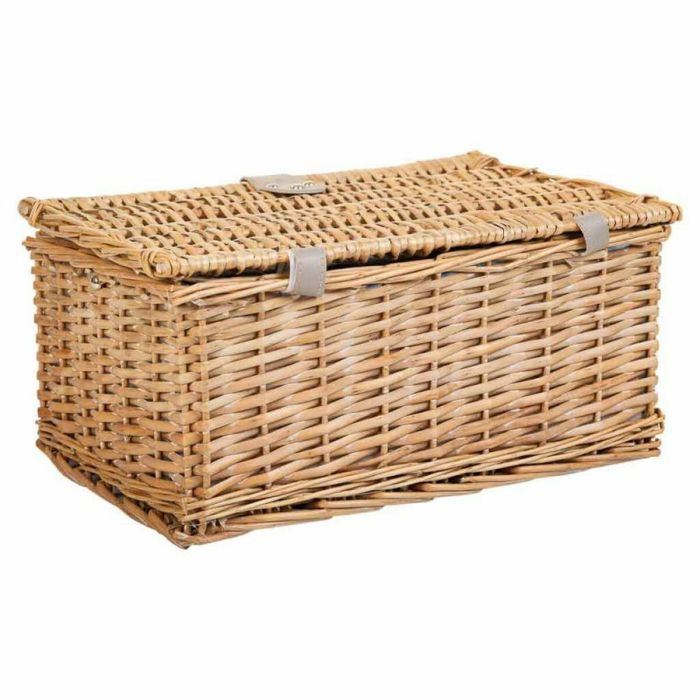 Cesta de Picnic Alexandra House Living Gris Natural Mimbre 5