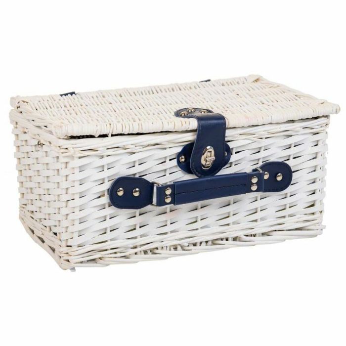 Cesta de Picnic Alexandra House Living Blanco Mimbre 8