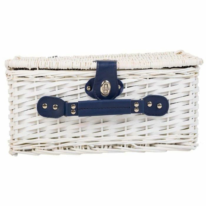 Cesta de Picnic Alexandra House Living Blanco Mimbre 7