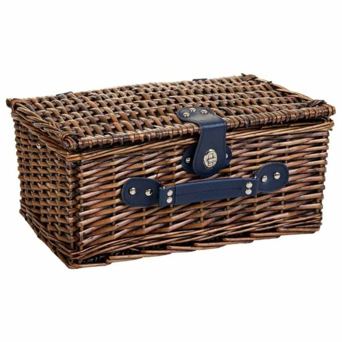 Cesta de Picnic Alexandra House Living Chocolate Mimbre 8