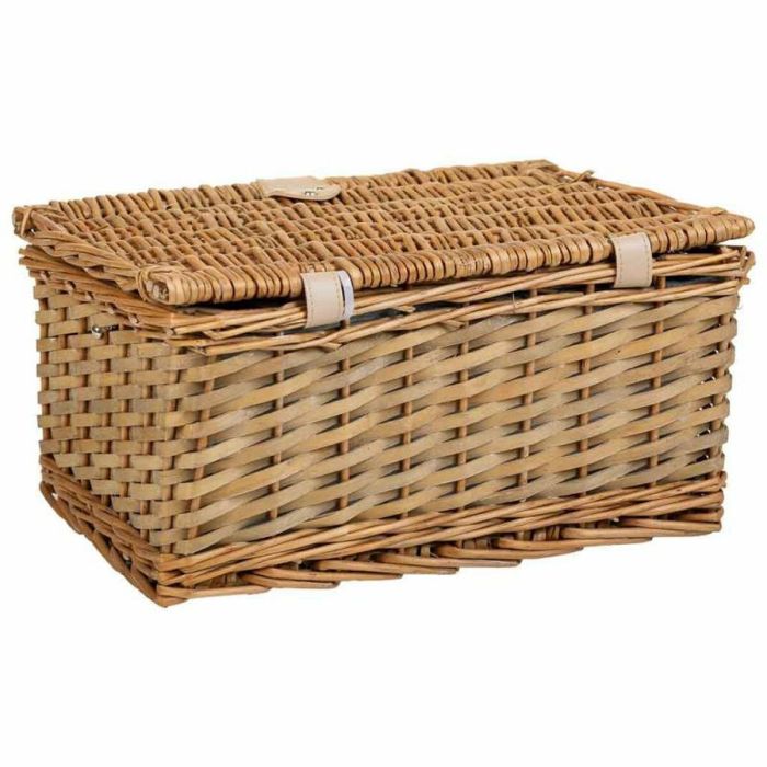 Cesta de Picnic Alexandra House Living Gris Natural Mimbre 5