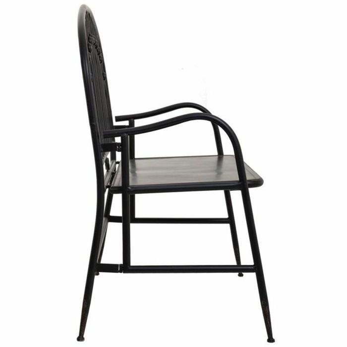 Banco Alexandra House Living Negro Metal 56 x 98 x 118 cm 3