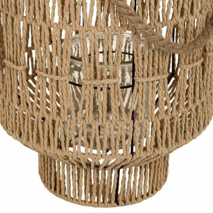 Farol Alexandra House Living Natural Papel Hierro 28 x 41 x 28 cm 2