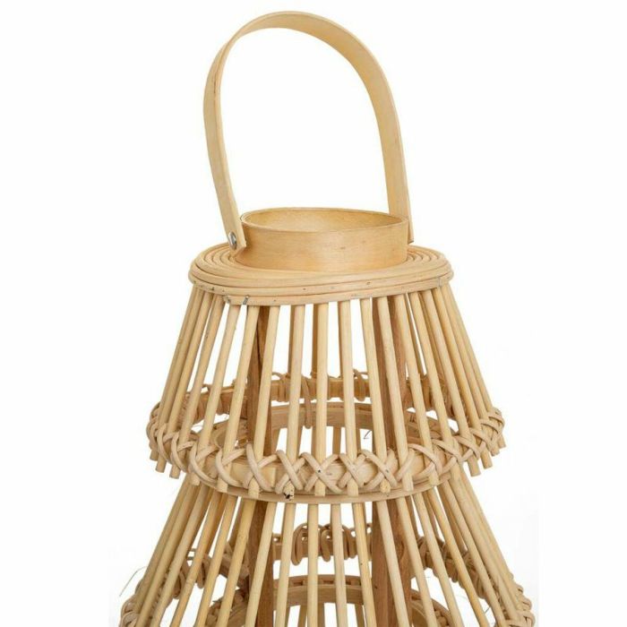 Farol Alexandra House Living Natural Bambú 29 x 42 x 29 cm 2