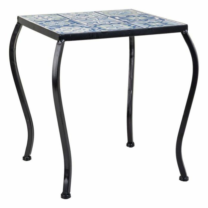 Soporte para Maceta Alexandra House Living Negro Hierro Azulejo 33 x 37 x 33 cm 3 Piezas 4