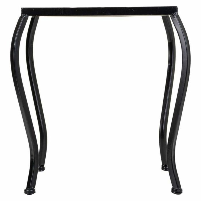 Soporte para Maceta Alexandra House Living Negro Hierro Azulejo 33 x 37 x 33 cm 3 Piezas 3