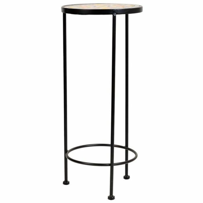 Soporte para Maceta Alexandra House Living Negro Hierro Azulejo 30 x 68 x 30 cm 3 Piezas 4