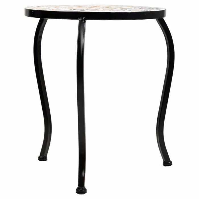 Soporte para Maceta Alexandra House Living Negro Hierro Azulejo 33 x 37 x 33 cm 3 Piezas 2