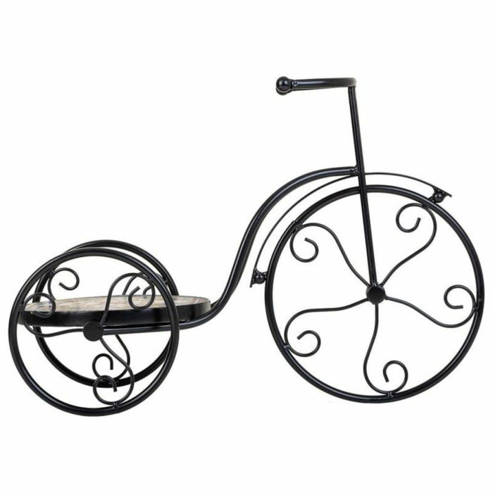 Soporte para Maceta Alexandra House Living Negro Hierro Azulejo Bicicleta 23 x 36 x 53 cm 7