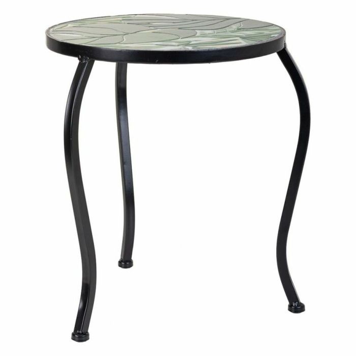 Soporte para Maceta Alexandra House Living Negro Hierro Azulejo 35 x 36 x 35 cm 3 Piezas 5