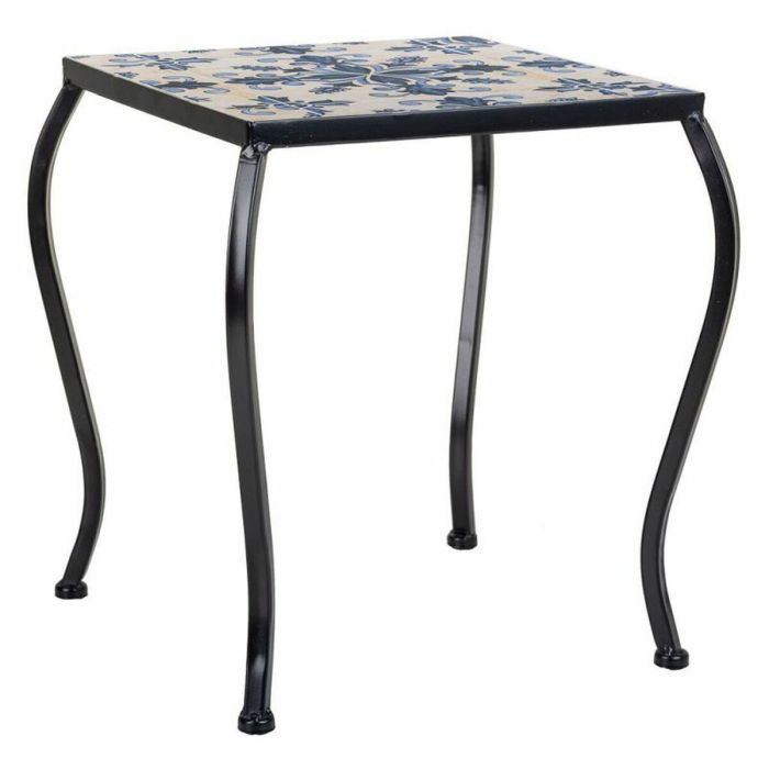 Soporte para Maceta Alexandra House Living Negro Hierro Azulejo 33 x 37 x 33 cm 3 Piezas 4