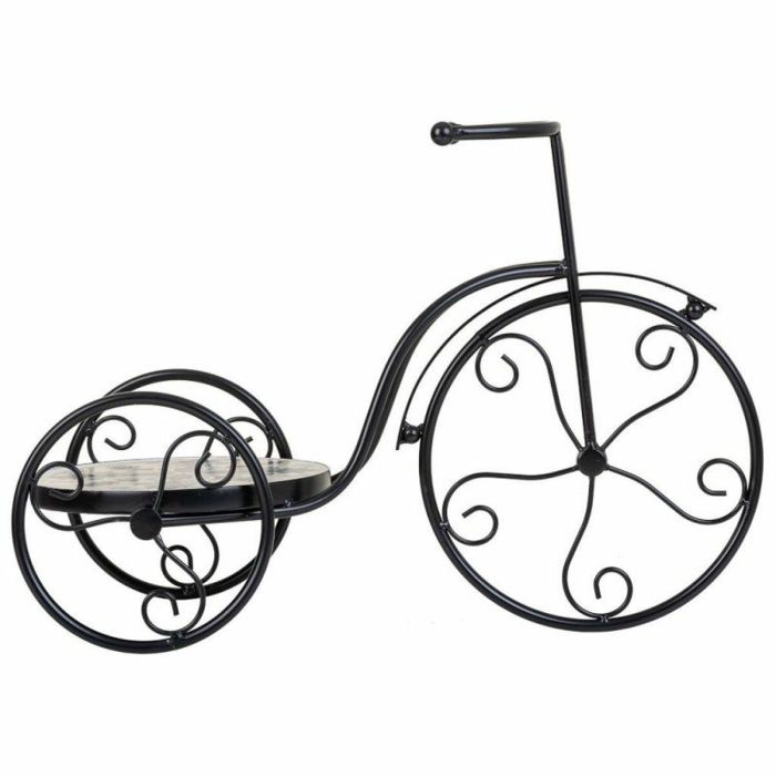 Soporte para Maceta Alexandra House Living Negro Hierro Azulejo Bicicleta 23 x 36 x 53 cm 7