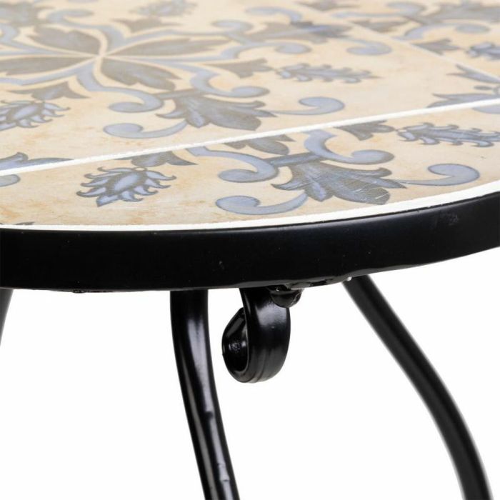 Soporte para Maceta Alexandra House Living Negro Hierro Azulejo 35 x 60 x 35 cm 3